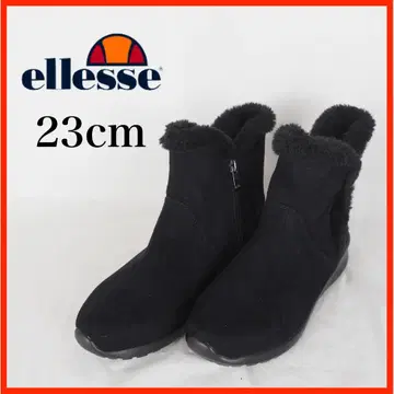 G1241*ellesse *퍼 포함 숏부츠*23cm*블랙