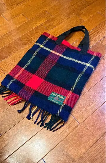 TWEEDMILL 트위드밀 담요 토트백