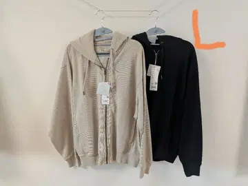 유니클로 x JW 앤더슨 오버 사이즈 풀 집업 후드티 L