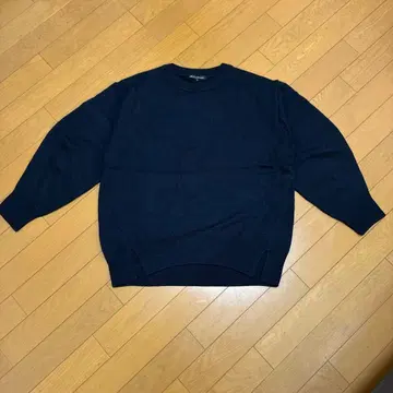 23구 크루넥 울 니트 네이비 사이즈 44(2XL)
