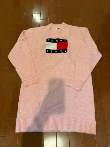 TOMMY JEANS 핑크 스웨터 S