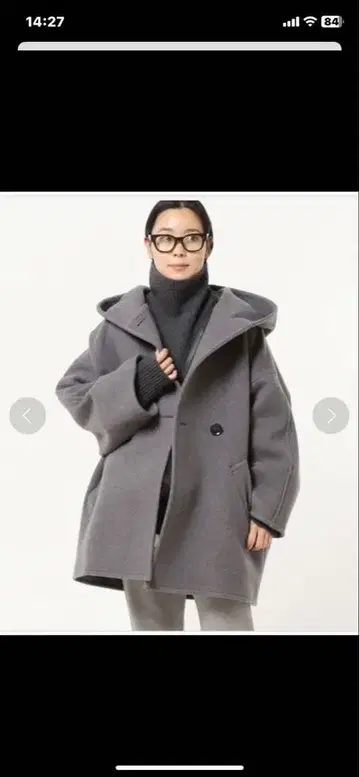 AP STUDIO 모사 오버 후디 코트