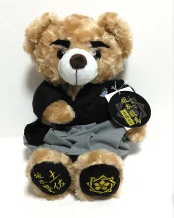 지역 한정판 베어 토사 한정판 사카모토 료마 봉제 인형 블랙 블랙 곰 곰