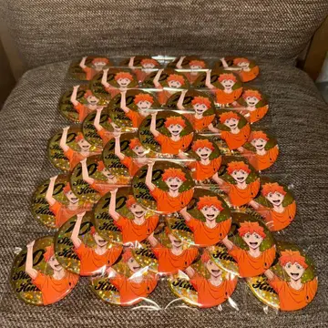 하이큐 애니메이션 카드 홀로그램 캔뱃지 종이비행기 히나타 쇼요 40개