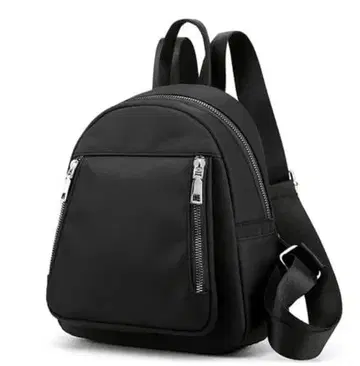 블랙 미니 백팩