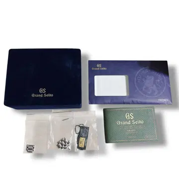 그랜드세이코 상자 부속품 세트 시계 부품 책자 택 포함