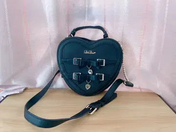 LIZ LISA 리본 비쥬 하트백 블랙 지뢰계 양산형