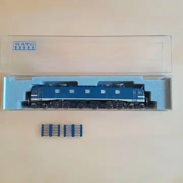 KATO N 게이지 EF58 유선형 기관차 파랑 부속물 있음