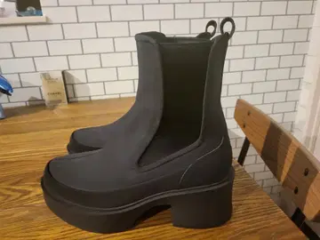 새상품, THE NORTH FACE 블랙 부츠 플랫폼 힐