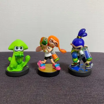 스플래툰 amiibo 피규어 3체 세트