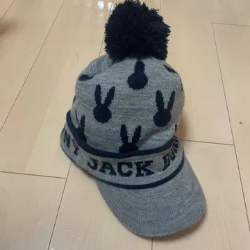 Jack Bunny!! 토끼 무늬 니트 모자