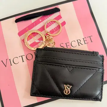 미사용 새상품 Victoria's Secret 블랙 카드 케이스
