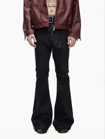 [ Julius 풍 ] 플레어 데님 코팅 가공