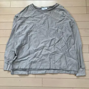 12.8 슬로브 이에나 맨투맨 그레이 사이즈 표기 없음