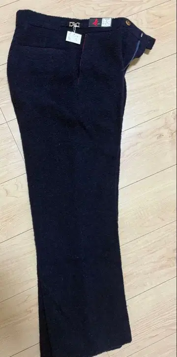 네이비 팬츠 사이즈 70 백 포켓 부착