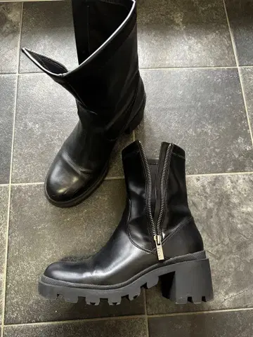 RANDA 스트레치 볼륨 숏 부츠 M 사이즈