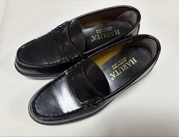 HARUTA 블랙 로퍼 25cm