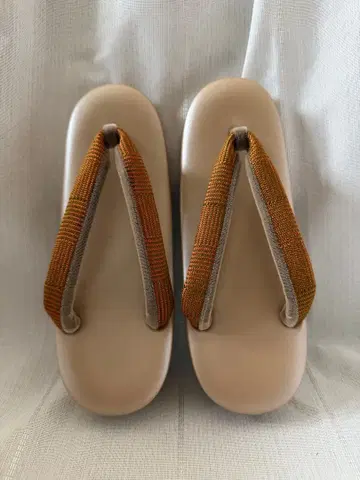 베이지 조리 오렌지와 그레이 하나오 포함 세련된