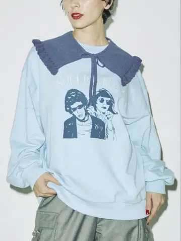 jouetie 니트 컬러 풀오버 [ 탈부착 카라 ]