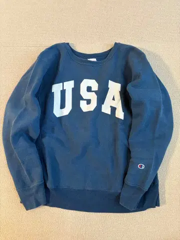 Champion USA 프린트 트레이닝복 L 사이즈 네이비