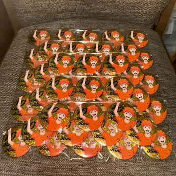 하이큐 애니메이션 데크 홀로그램 캔뱃지 종이비행기 히나타 쇼요 50개