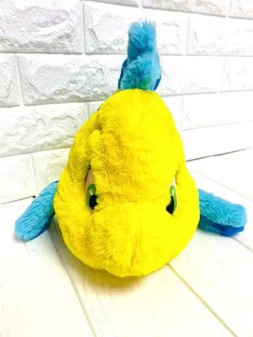 디즈니 캐릭터 컬렉션 세탁 가능한 봉제 인형 플라운더 1개