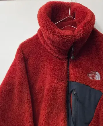 [ 하자품 ] THE NORTH FACE 오렌지 플리스 자켓