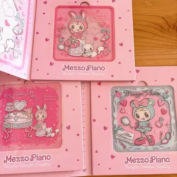 Mezzo Piano 아크릴 코스터 3개 세트