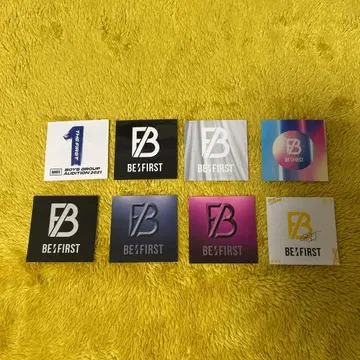 BE:FIRST 해시태그 캠페인 스티커 8종 세트