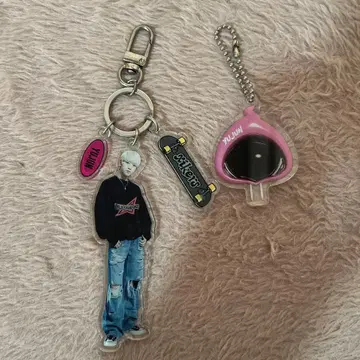 xikers 유준 트레이딩 카드 아크릴 키링