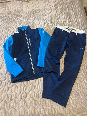 [ 레어 ] 오클리 스컬 방한 상하의 셋업 XL