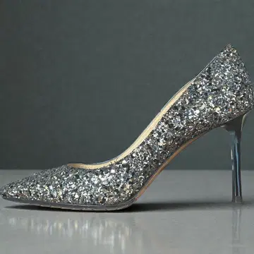 JIMMY CHOO ROMY 85 지미추 글리터 하이힐 24cm