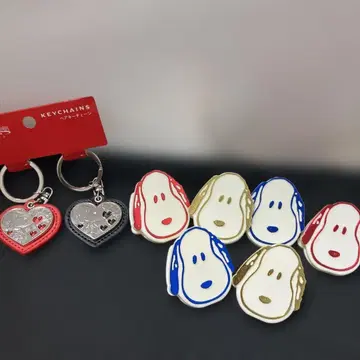 (12-112) 스누피 하트 키링 2개 세트