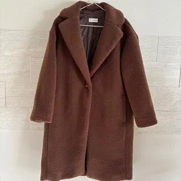 PLST 브라운 보아 코트 FREE 사이즈