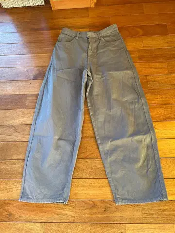 UNIQLO U 유니클로 유 커브 팬츠 블루