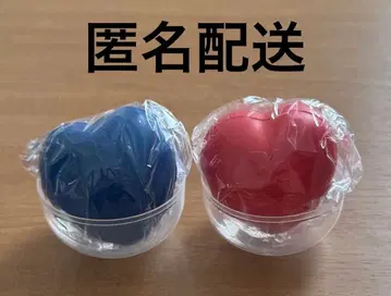 B'z FYOP 회장 한정판 가챠 릴렉세이션 하트 빨간색 파랑 세트