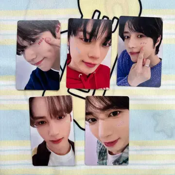 TXT moazone 일본 공연 FC 혜택 팬미팅 트레이딩 카드 5장