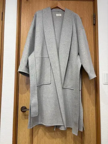 DES PRES 데프레 더블 페이스 숄카라 코트