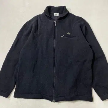 90s 라코스테 남성용 문자 악어 집업 블루종 4