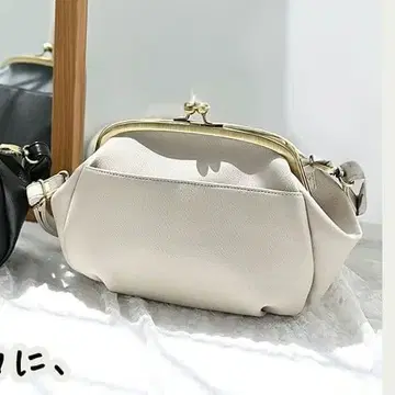 시마무라 mumu 멀티 포켓 가마구치 숄더백