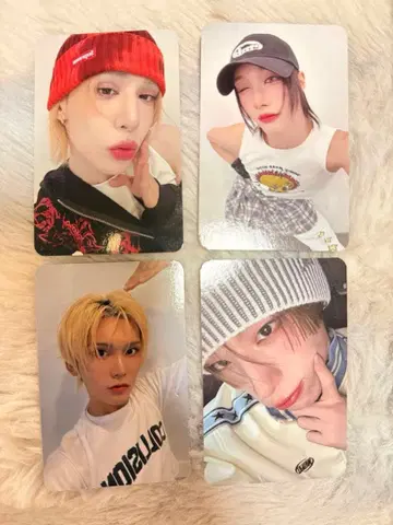 XLOV RISING STAR 혜택 트레이딩 카드 4장 세트