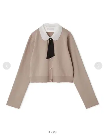 셀포드 디태처블 총침 가디건 모카