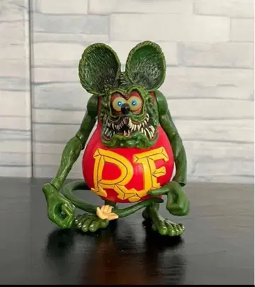 랫핑크 Rat Fink 피규어 12cm 에드 로스