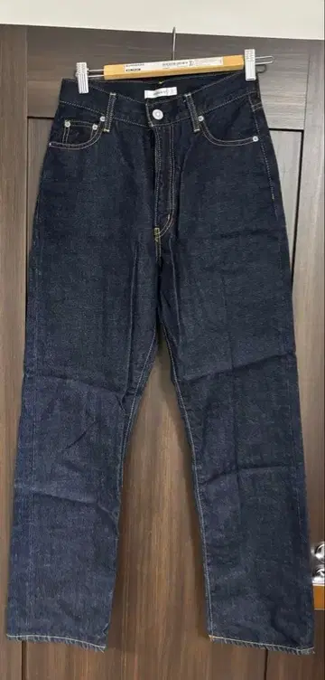 moussy 하이웨스트 스트레이트 데님 26 사이즈