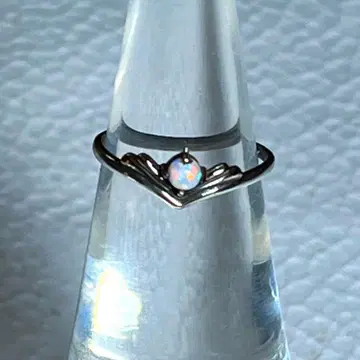K10 실버 925 오팔 실버 반지