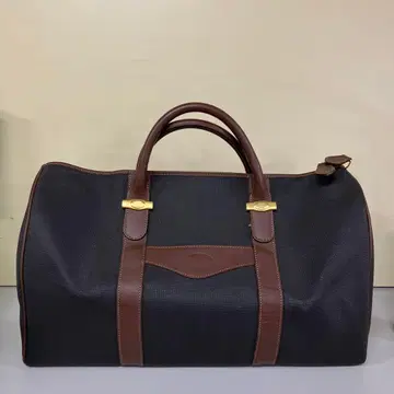 dunhill 던힐 보스턴 백 트래블 백 헤링본 무늬