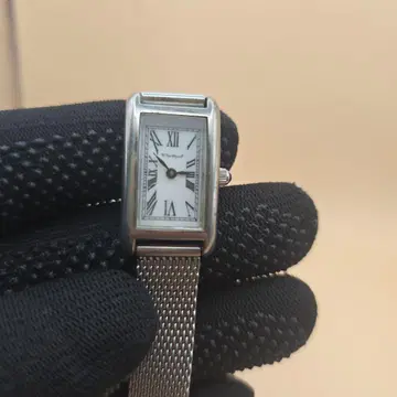 티나 크레이트 쿼츠 손목시계 스테인리스