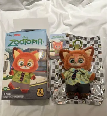 [ 상하이 ] MINISO 주토피아 닉 사복 봉제 인형 키링