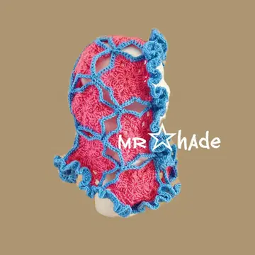 발라클라바 별 보닛 니트 모자 비니 모티브 뜨개질