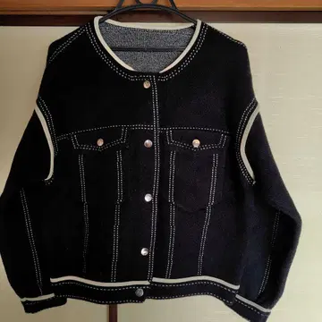 노카라 블랙 자켓 F 사이즈